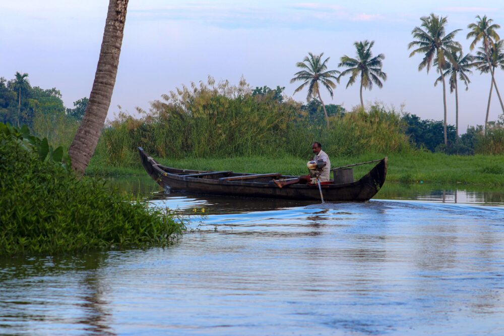El silencio esmeralda de los backwaters de Kerala: navegación en kettuvallam y la ciencia del bienestar en la costa de Malabar