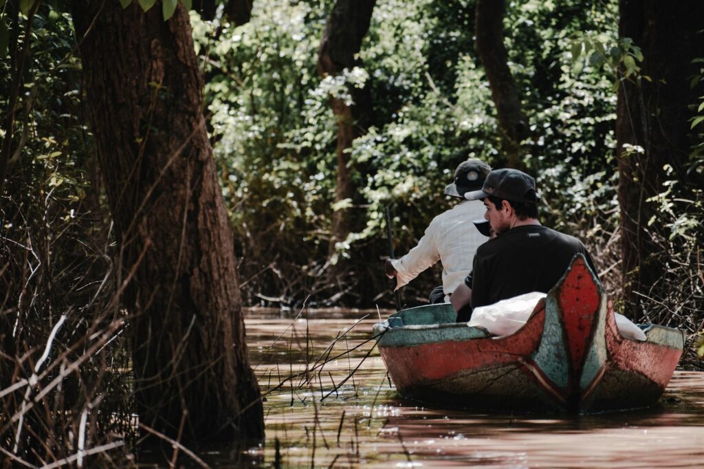 El laberinto intermodal del delta del Okavango: Canales de papirales, avionetas de bush y la frágil conectividad de las islas anegadas