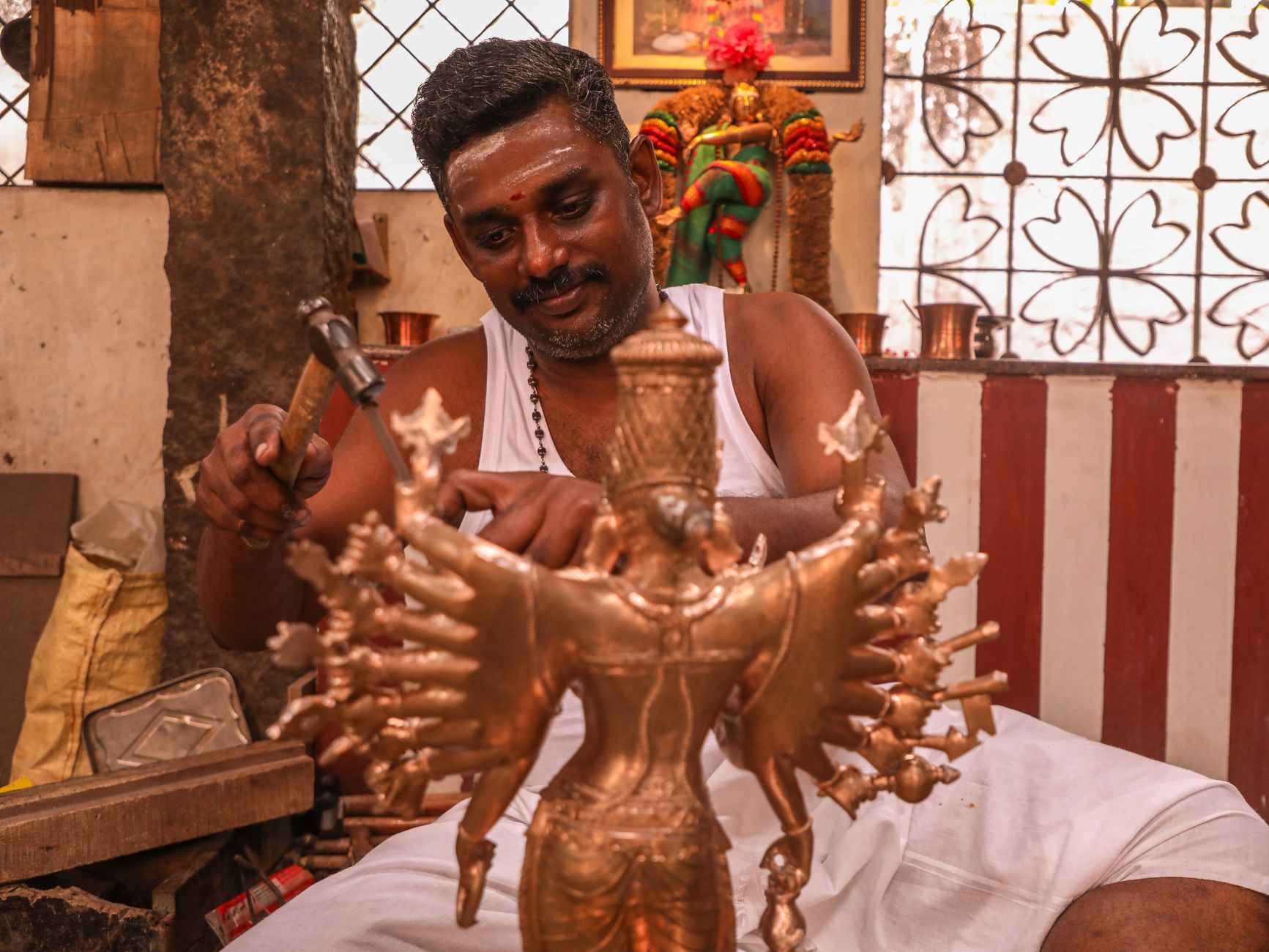 Odisha, India: en el taller de los que aún baten el metal para los dioses